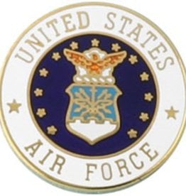 United States Air Force with Air Force Crest Lapel Pin