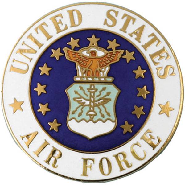 United States Air Force with Air Force Crest on Large 1