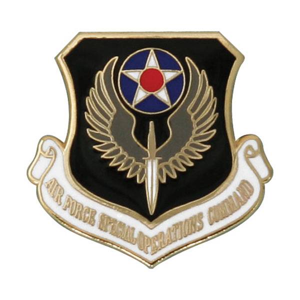 Air Force Special Operations Command Shield Logo on 7/8" Lapel Pin