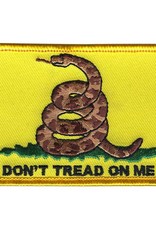 Don't Tread with Coiled Snake 2"x3.37" Patch