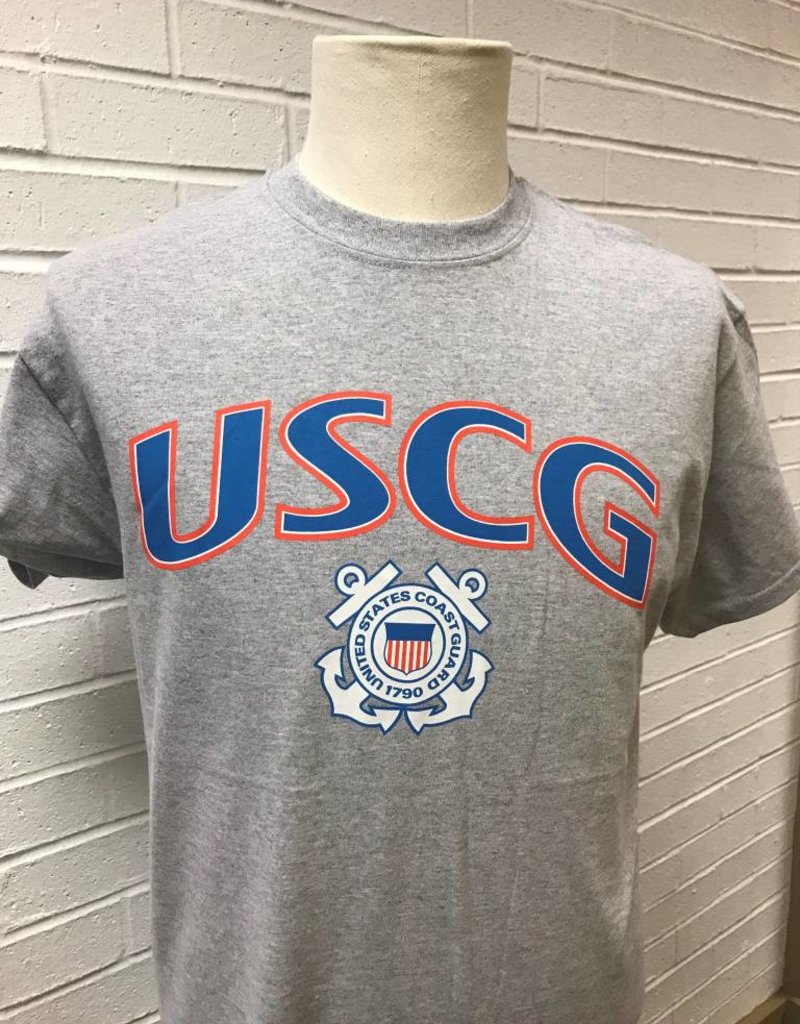 Uscg W Logo T Shirt Stars Stripes The Flag Store