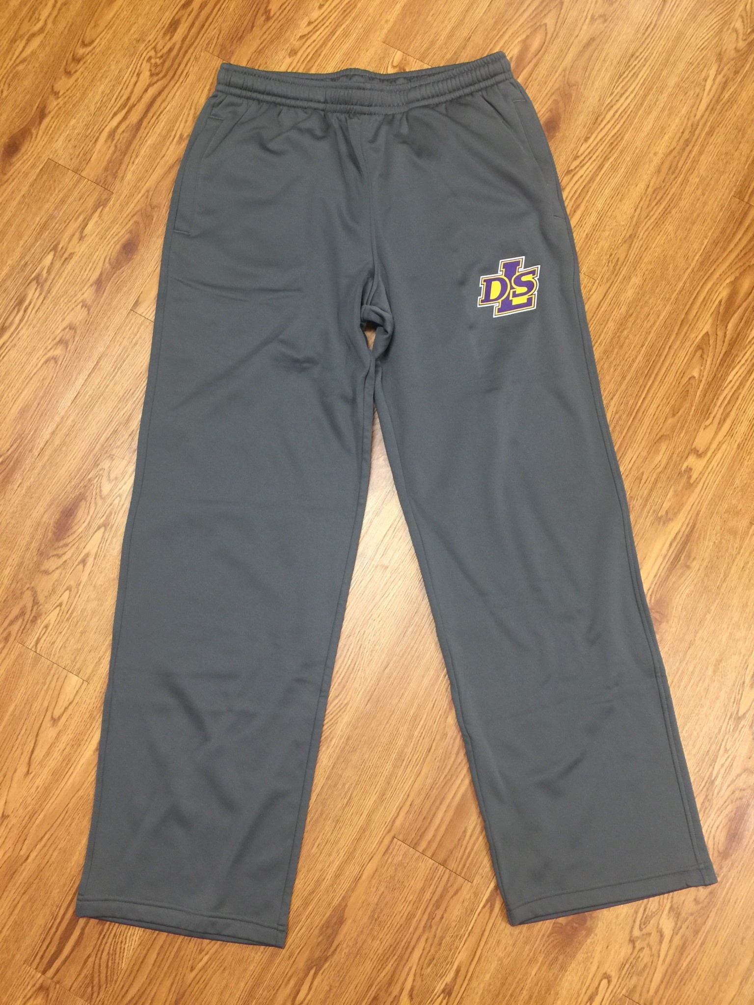 men's open bottom fleece sweatpants