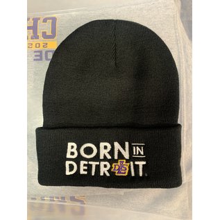 BID Born In Detroit Knit Hat