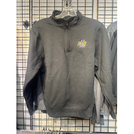Port and Company Youth DLS 1/4 zip pullover with "L" lockertag