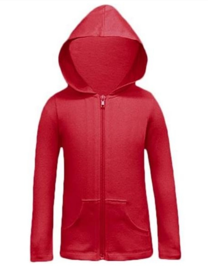 double zipper hoodie jacket