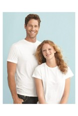 SubliVie White Adult Polyester Sublimation Tee