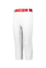 Augusta Youth Pull-Up Baseball Pants w/Loops (White)