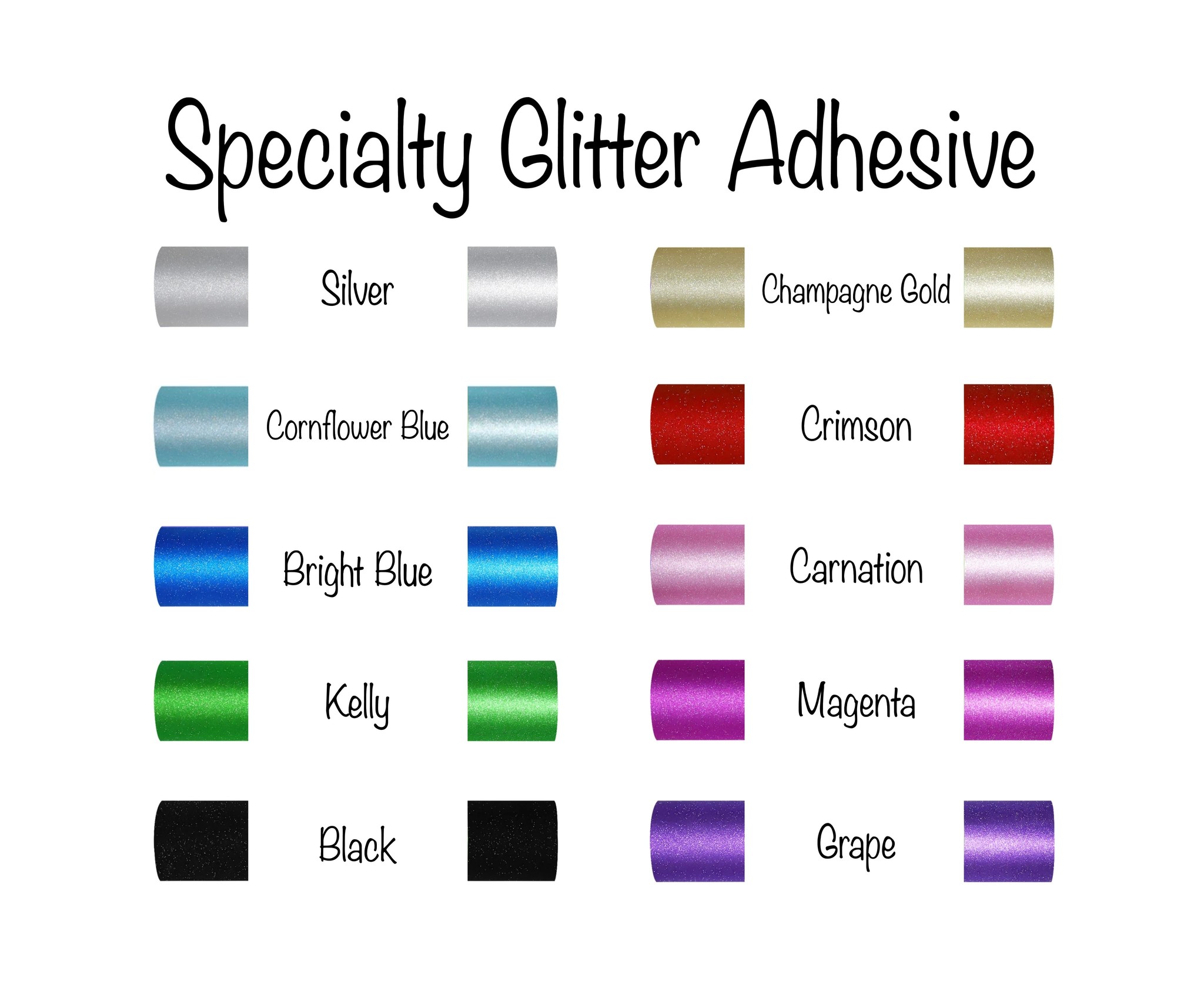 Glitter Adhesive Vinyl Sheets (12x12) - HOLIDAY SALE! – Sweet