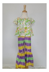 Alligator Mardi Gras Girls Set