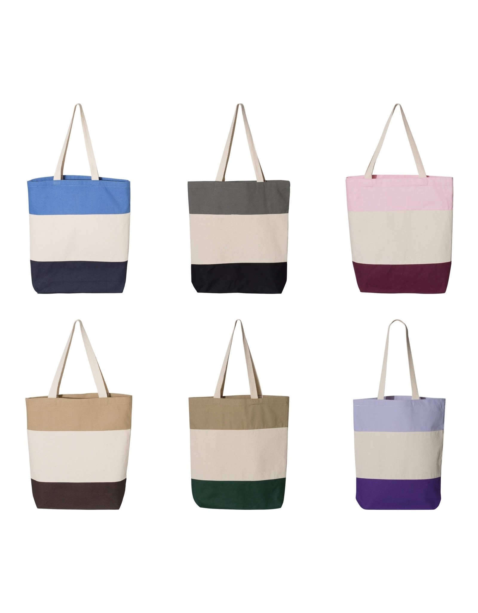 Tri-Color Tote (15x15x3)