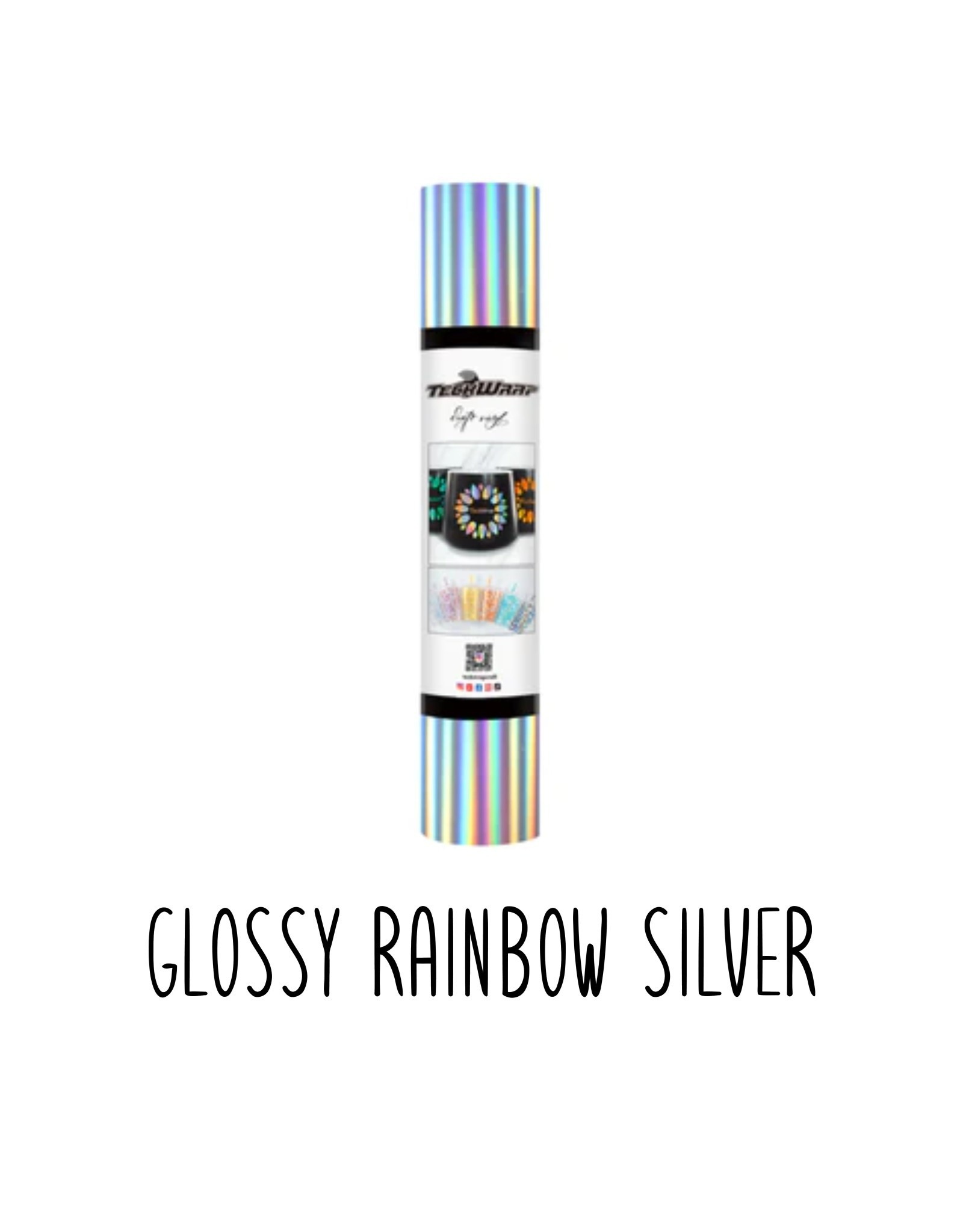 Teckwrap-Holographic Glossy Rainbow-12"x5'