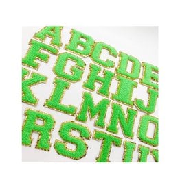 Chenille Iron-On 2" Letters (Lime)