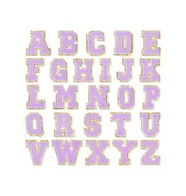 Chenille Iron-On Letters(Pink)