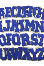 Chenille Iron-On Letters (Blue)