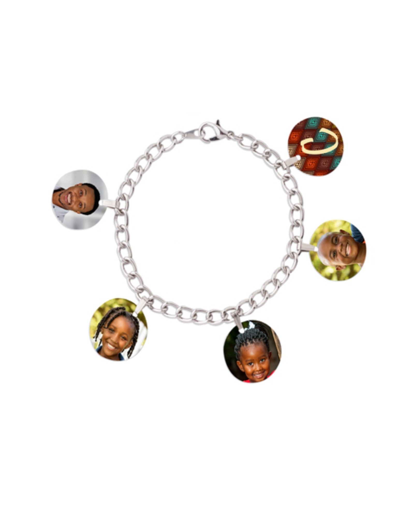 Sublimation 5 Charm Bracelet (0.75")