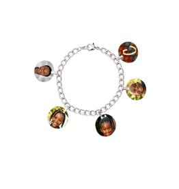 Sublimation 5 Charm Bracelet (0.75")