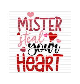 DTF Print-320* 12secs COLD PEEL Mister Steal Your Heart(Youth)