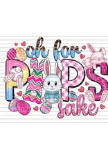 DTF Print 320* 12Sec COLD PEEL Peeps Sake (10.5")