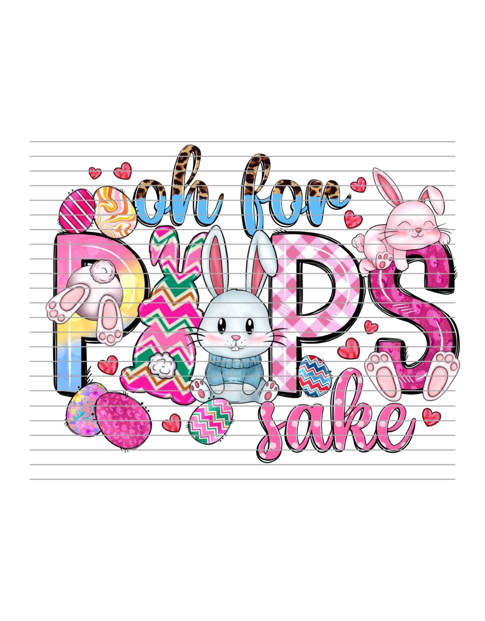 DTF Print 320* 12Sec COLD PEEL Peeps Sake (10.5")