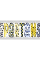 DTF Print-320* 12secs Cold Peel- Spartans Doodle