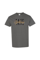 SAHS Shadow Script Cotton Tee (Charcoal)