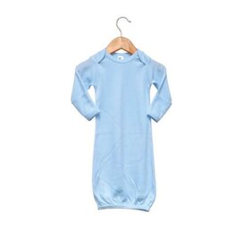 LG-Sublimation Baby Gown (0-3M) Blue