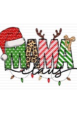DTF Christmas Prints-320*12sec-Cold Peel-Mama Claus