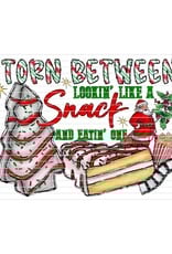 DTF Christmas Prints-320*12sec-Cold Peel Lookin' Like A Snack (Adult)