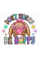 DTF Print-320*12sec- Be Hoppy Bubblegum Bunny (Youth)
