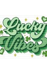 DTF Print-320* 12secs Cold Peel- Lucky Vibes (Infant)