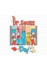 DTF Print-320* 12secs Cold Peel- Dr. Seuss Friends (Toddler)