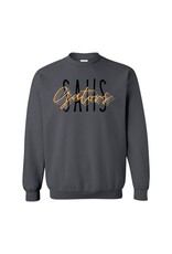 SAHS Shadow Script Cotton Sweatshirt (Charcoal)