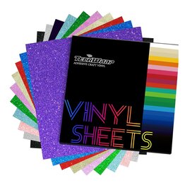 Glitter Adhesive Permanent Vinyl (12x24 Sheet)