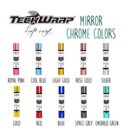 Teckwrap Roll-Mirror Chrome-(12x12)