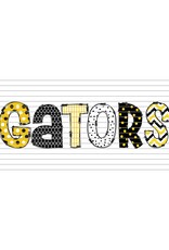 DTF Print-320* 12secs Cold Peel- Gators Doodle Youth