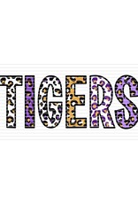 DTF Print-320* 12secs Cold Peel-Tigers Multi-Colored Leopard
