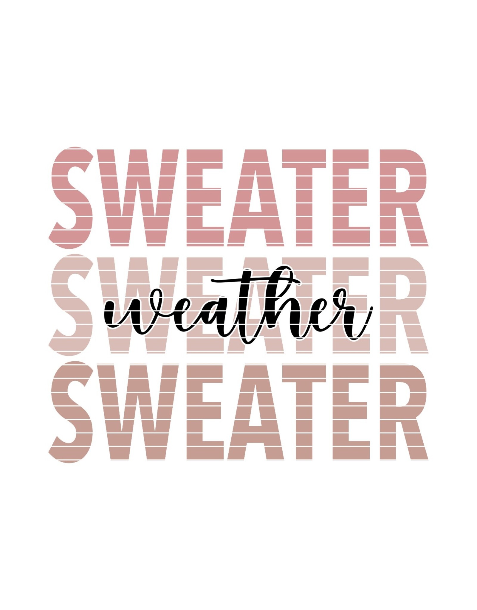 DTF Christmas Prints-320*12sec-Cold Peel SWEATER weather Youth