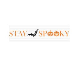 DTF Print-320* 12secs Cold Peel- Stay Spooky