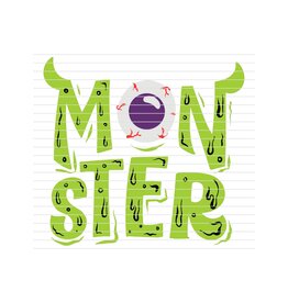 DTF Print-320* 12secs Cold Peel- Monster Eyeball (Toddler)