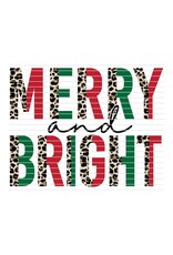 DTF Christmas Prints-320*12sec-Cold Peel-Merry & Bright Leopard Adult