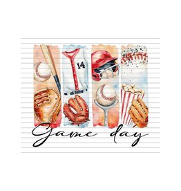 DTF Print-320*12sec-Cold Peel-Game Day Brush Stroke (Adult)