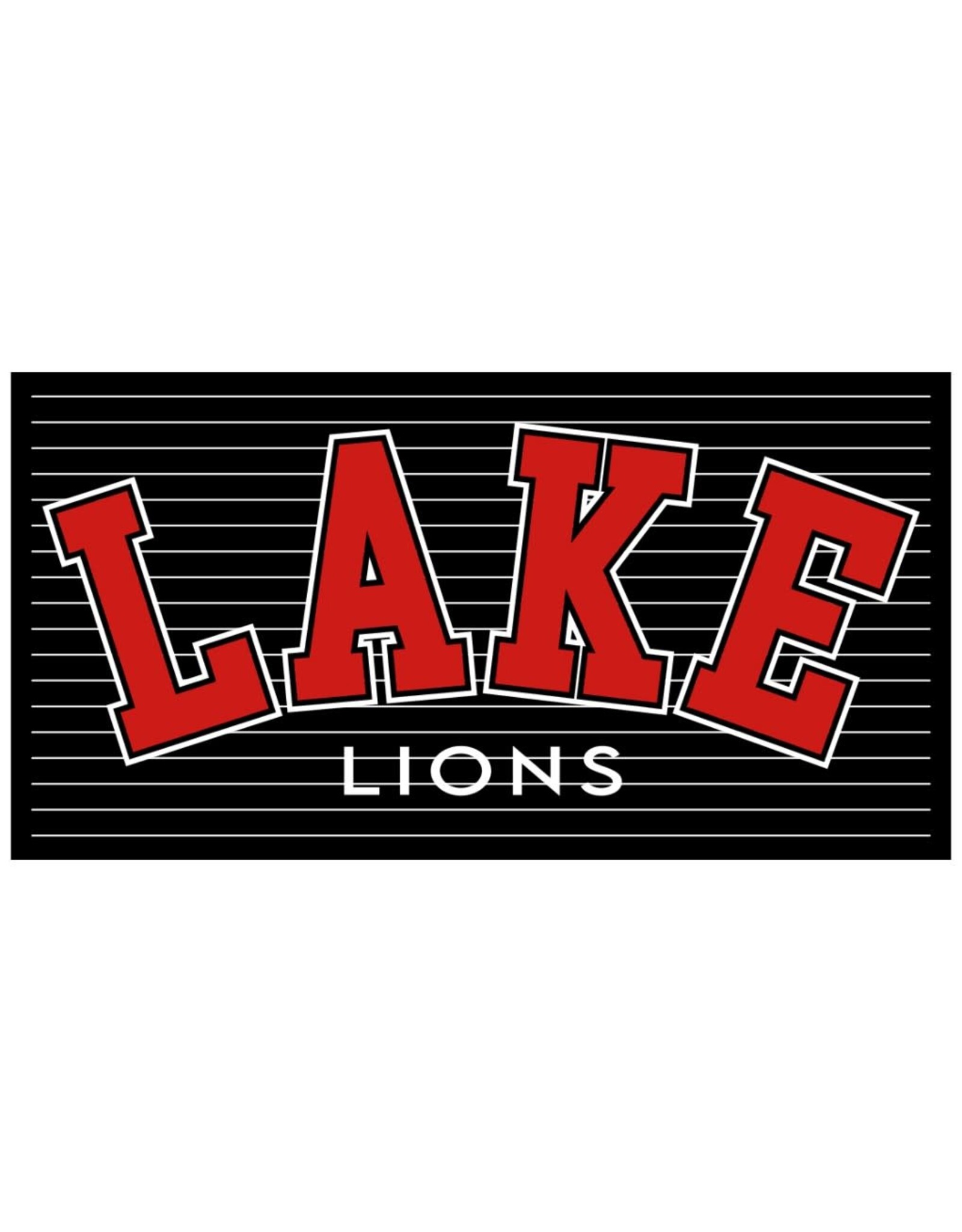 DTF Print-320*12sec-Cold Peel-Lake Lions Block Arch (Youth)