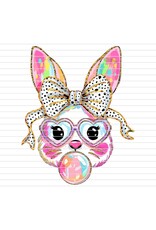 DTF Print-320*12sec- Bunny Bow Glasses (Youth)