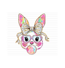 DTF Print-320*12sec- Bunny Bow Glasses (Youth)