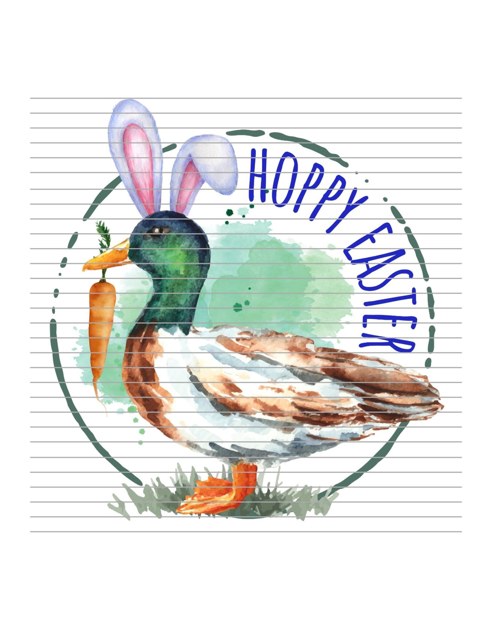 DTF Print 320* 12Sec COLD PEEL Hoppy Easter (Youth)