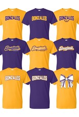 Gonzales All Stars Custom Youth Unisex Cotton Tees