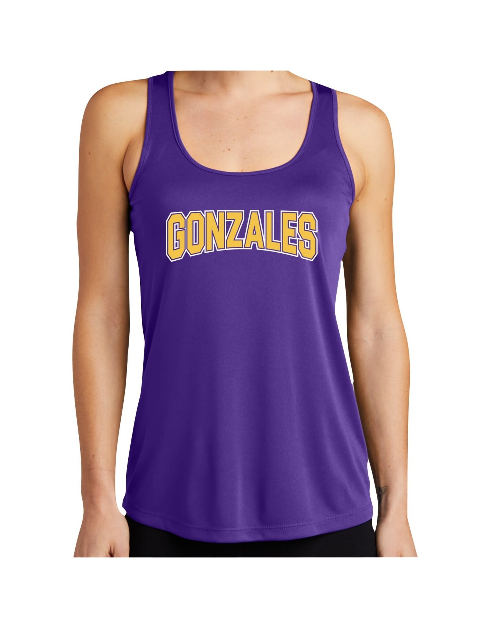 Gonzales Women's Purple Sport Tek Drifit Tank