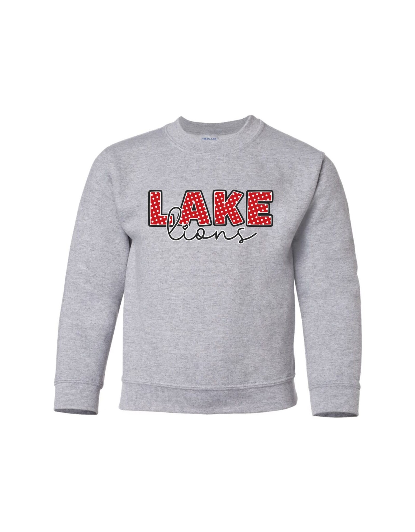 Lake Youth Sports Grey Crewneck Sweatshirt (LL30)