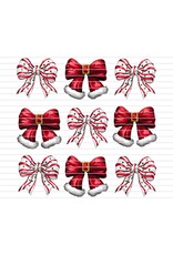 DTF Print-320* 12secs Cold Peel- Christmas Bow Coquette (Adult)