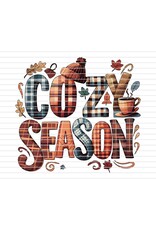DTF Print-320* 12secs Cold Peel- Cozy Season Plaid (Adult)